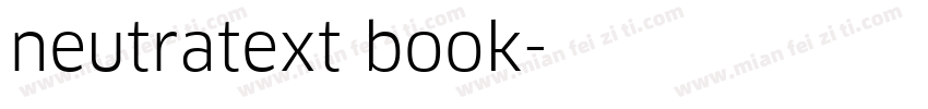 neutratext book字体转换
